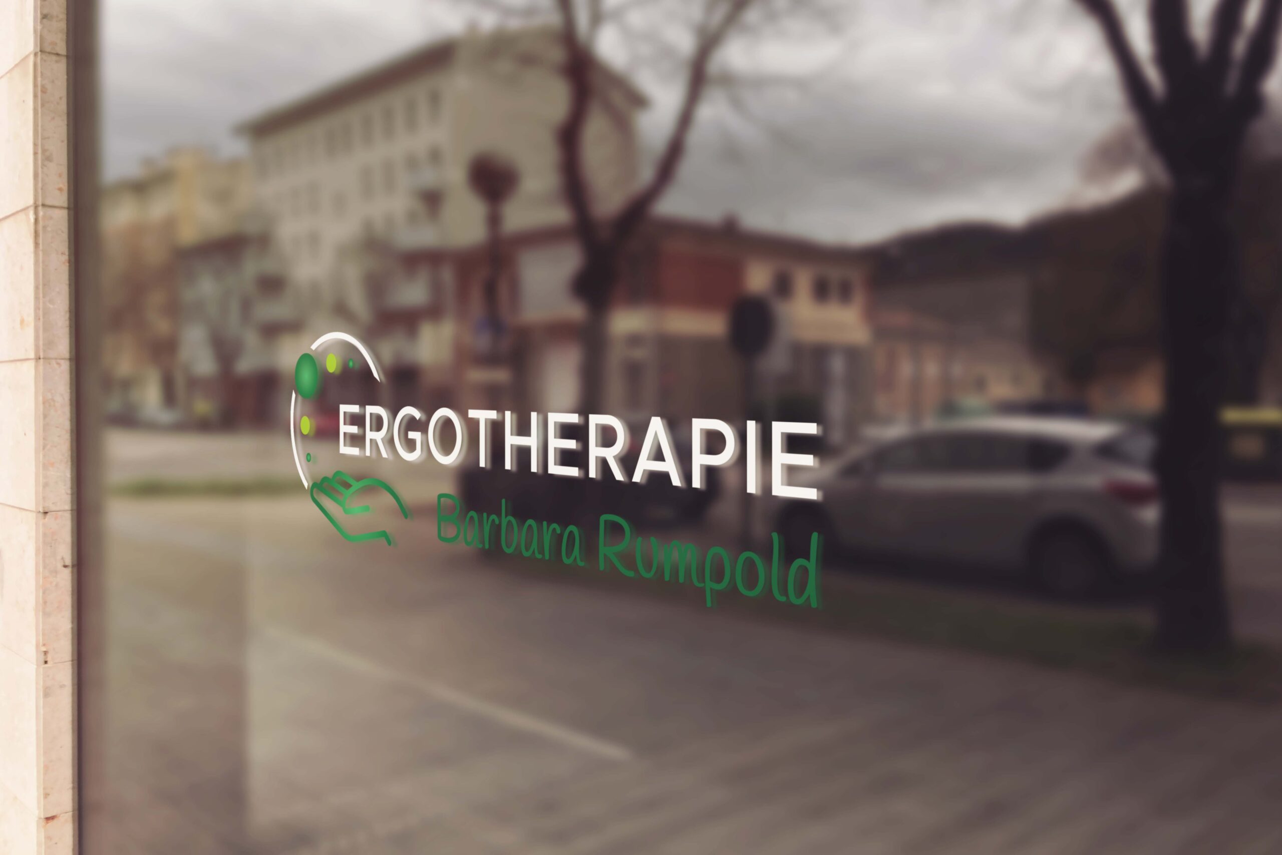 Bild Mockup Logoerstellung Ergotherapie Rumpold